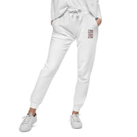 Unisex fleece sweatpants - Club des ptits vins rouges de soif