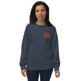 Sweatshirt unisexe matériel éco-friendly - Club des ptits vins oranges d'importations privées