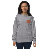 Sweatshirt unisexe matériel éco-friendly - Club des ptits vins oranges d'importations privées