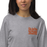 Sweatshirt unisexe matériel éco-friendly - Club des ptits vins oranges d'importations privées