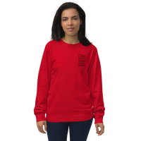 Sweatshirt unisexe matériel éco-friendly - Club des ptits vins rouges de soif